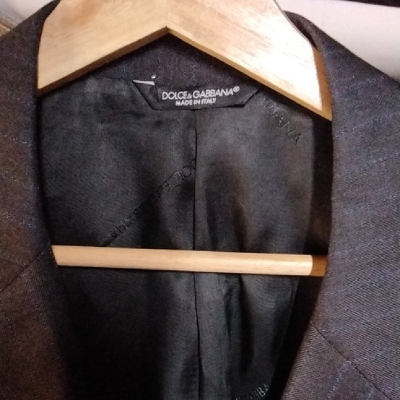 Dolce & Gabbana Other - Dolce & Gabbana Men's Dark Gray Blazer